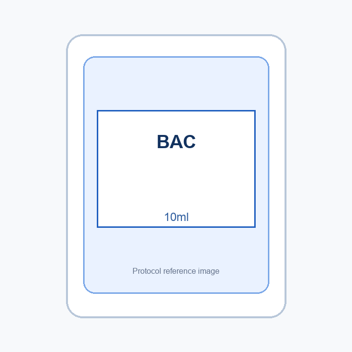 Bacteriostatic water vial
