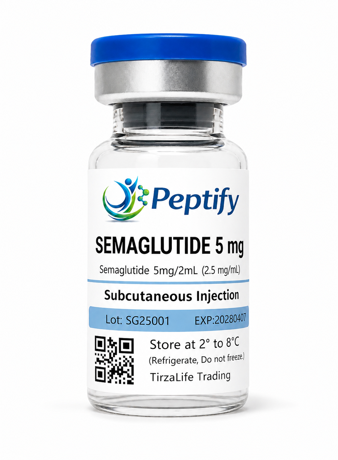 Peptide vial