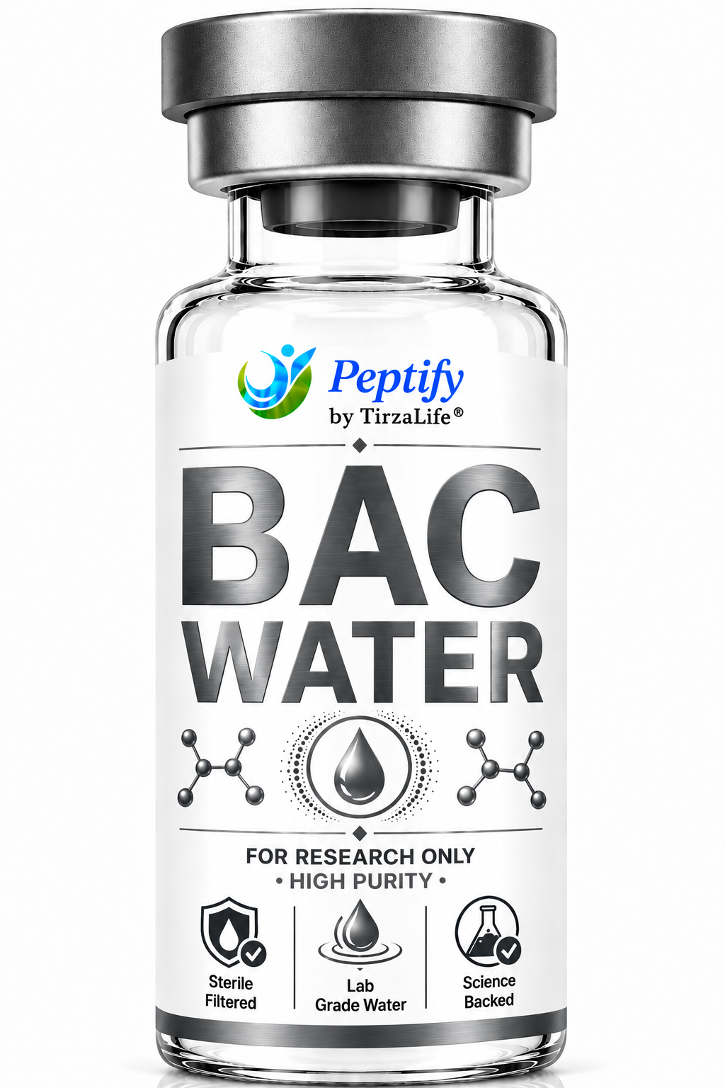 BAC 3ml product vial