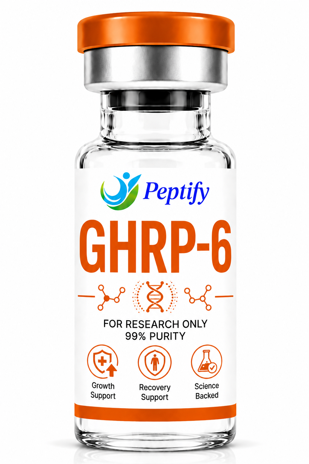 GHRP-6 Acetate 5mg product vial