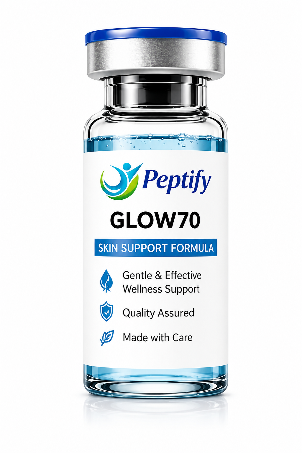 GLOW 70mg product vial