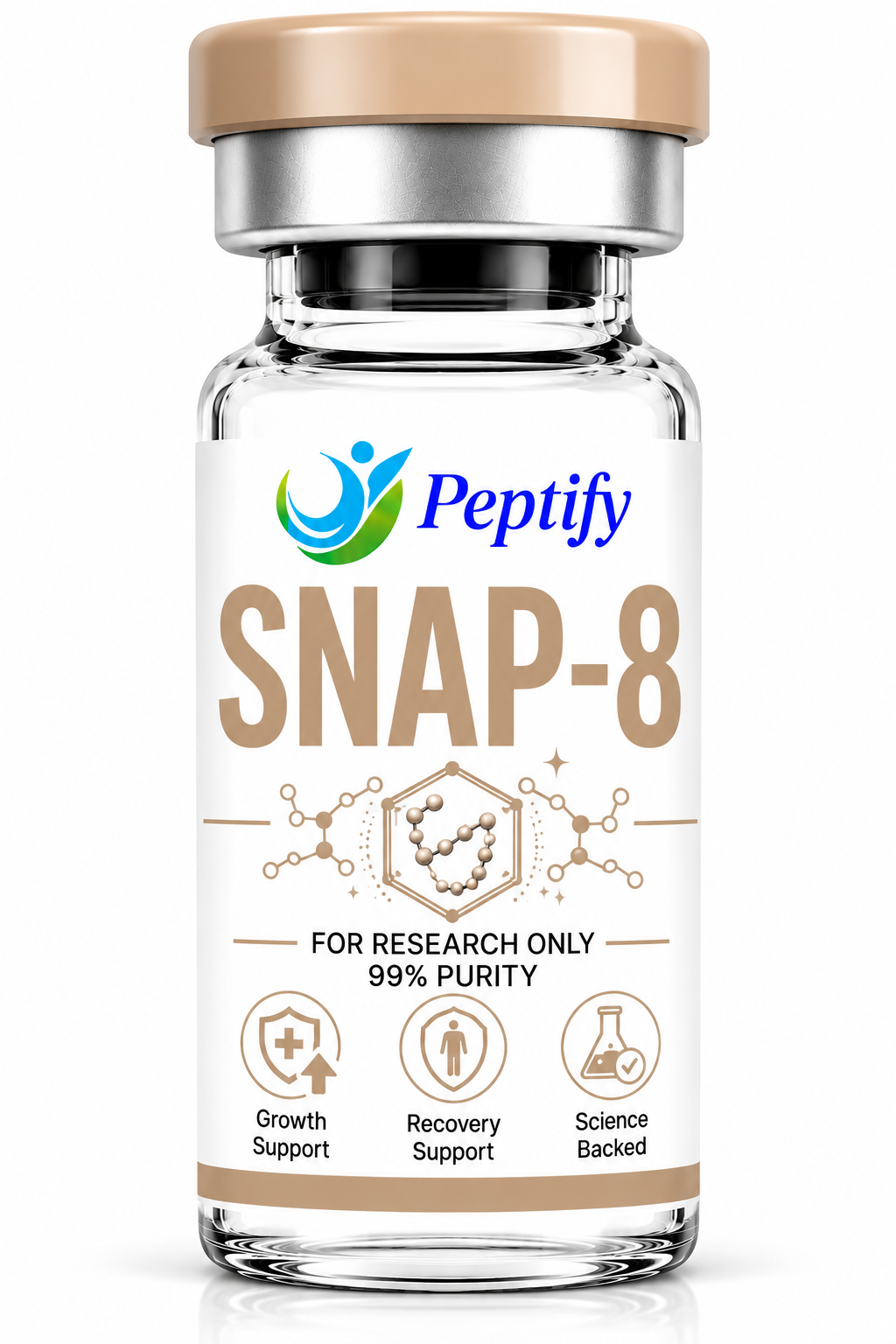 SNAP-8 10mg product vial